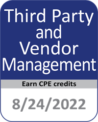 Third Party and Vendor Management 